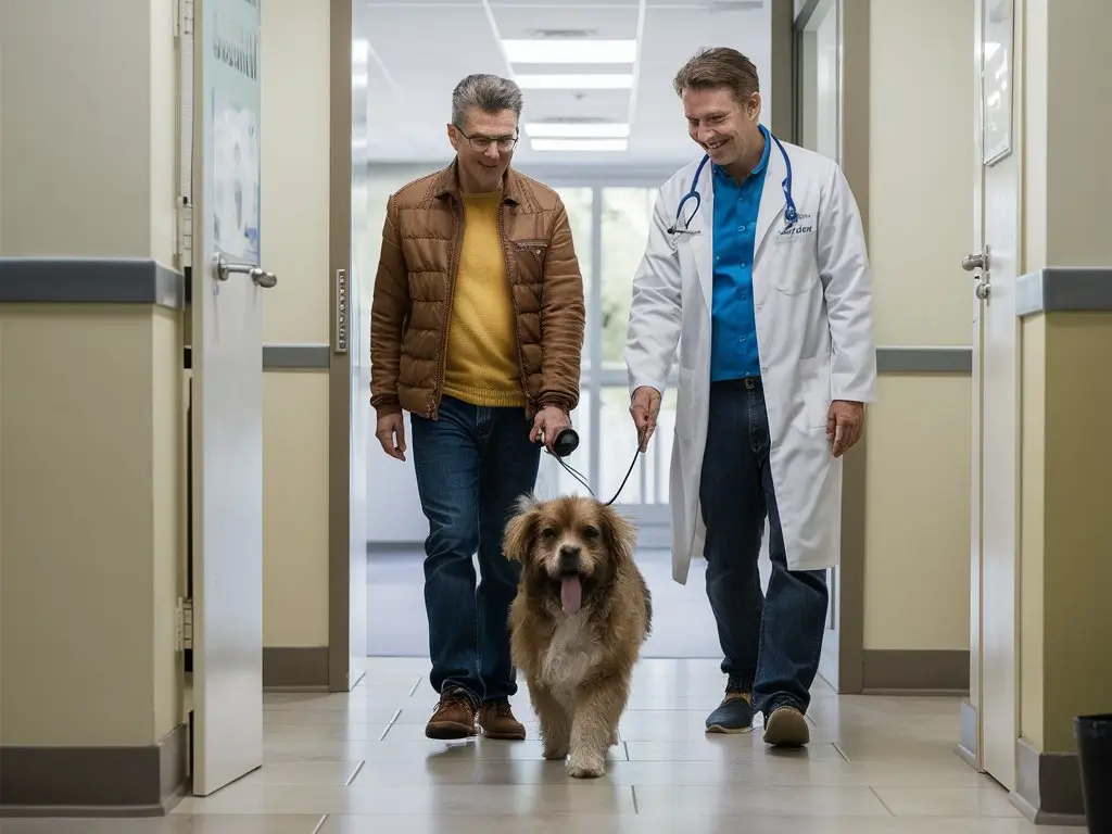 consulta de cachorro no veterinario
