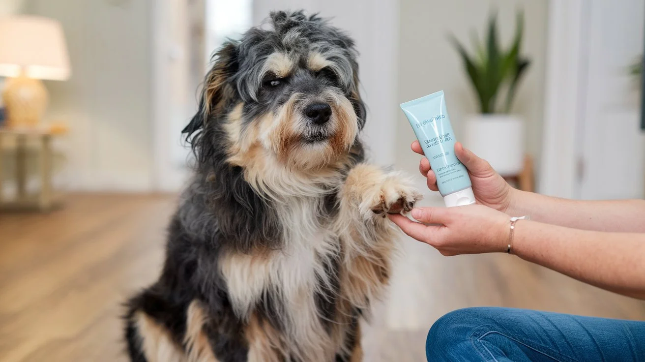 creme hidratante para patas de cachorro