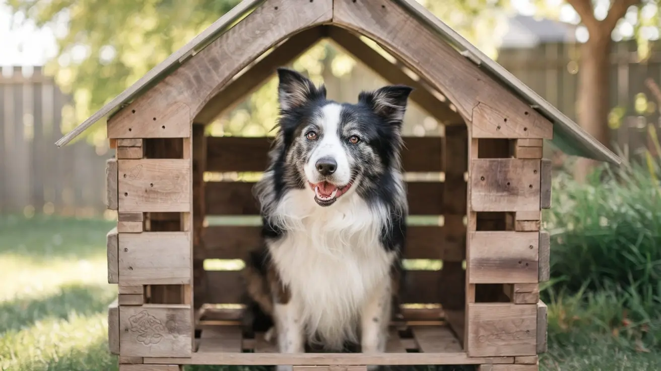 casinha de cachorro de pallet simples