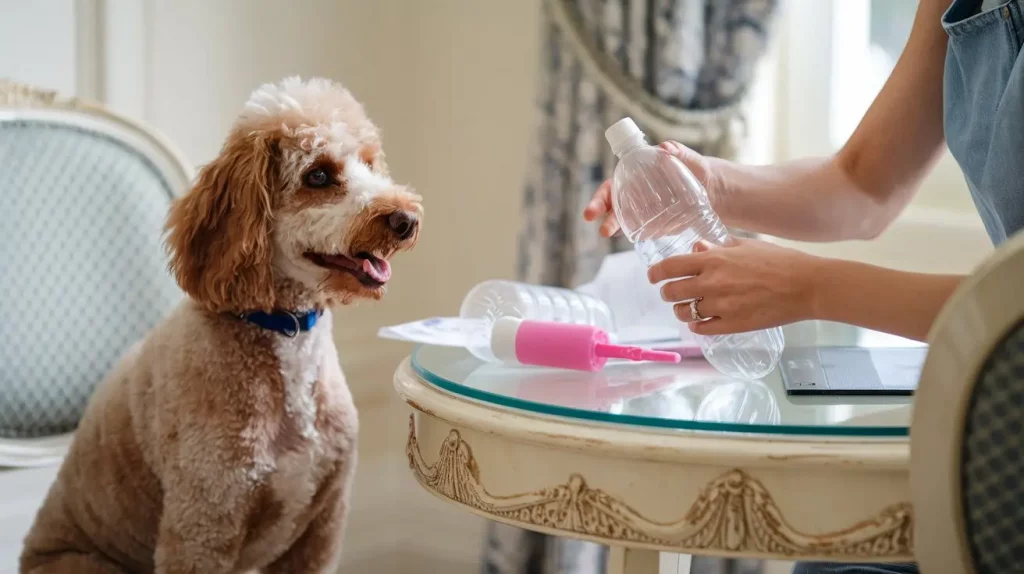 como fazer um cone para cachorro com garrafa pet