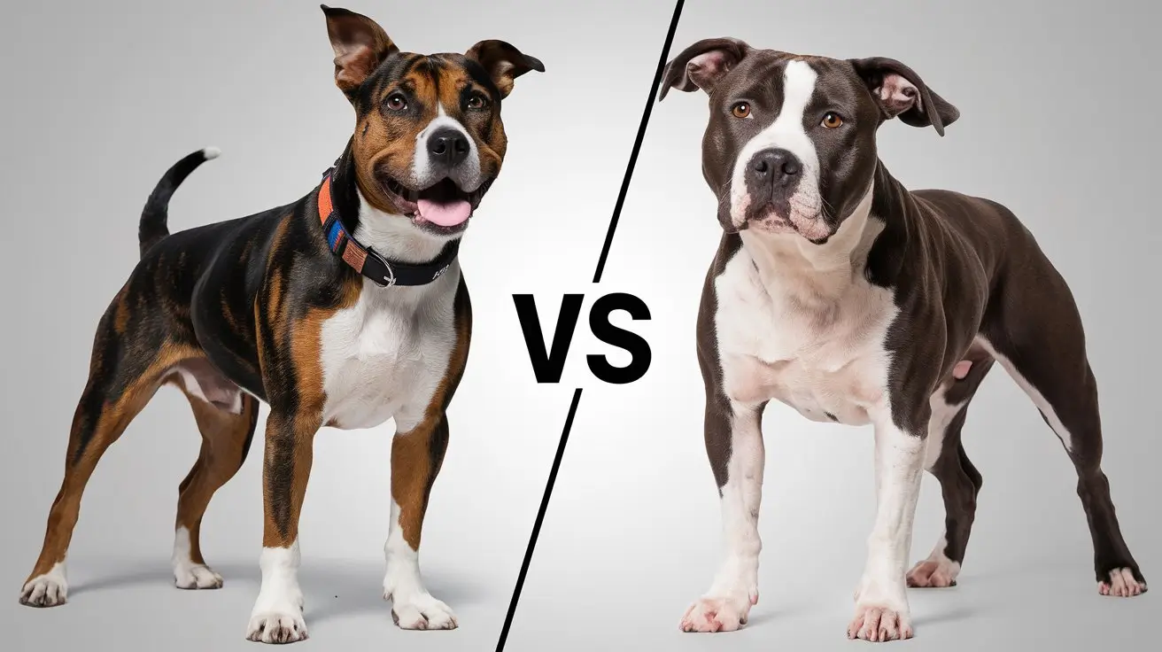 american staffordshire terrier marron vs pitbull