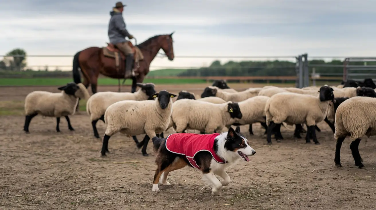 border collie pastoreando ovelhas