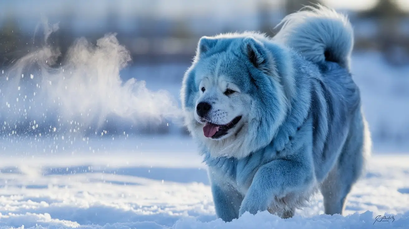 chow chow azul