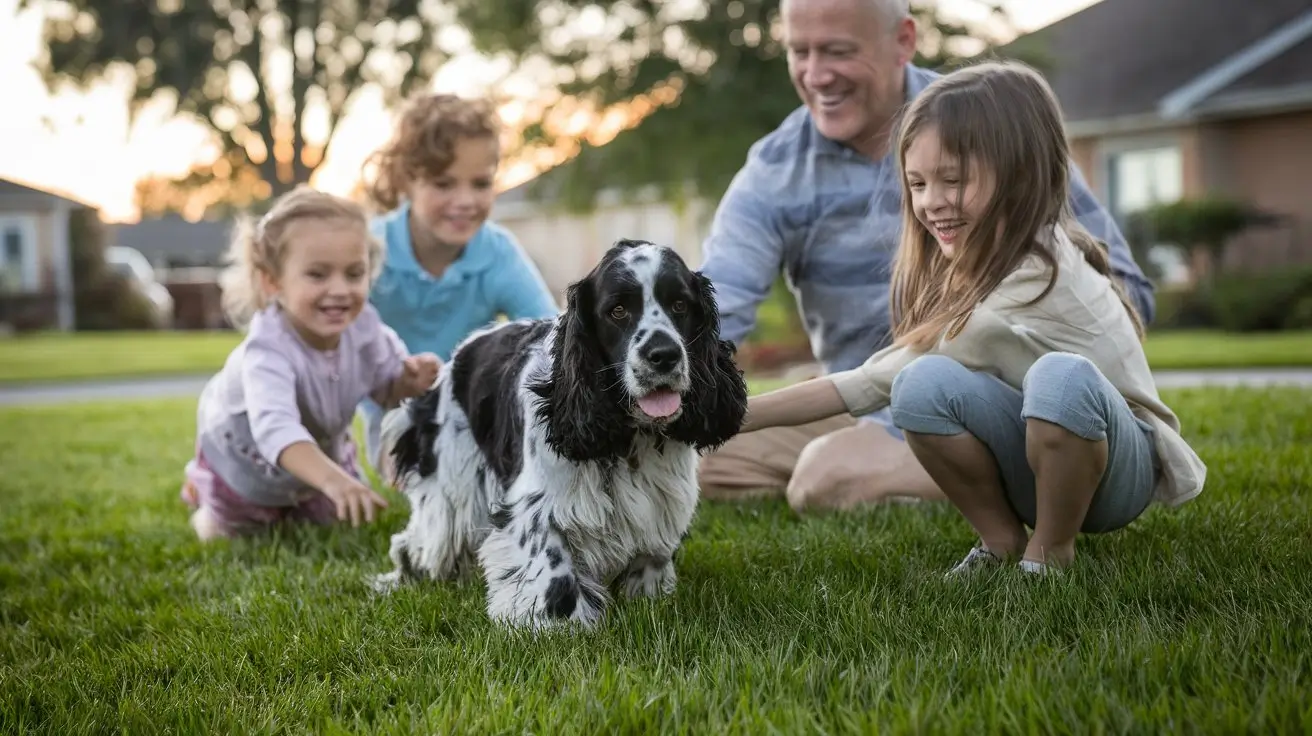 cocker spaniel americano familia