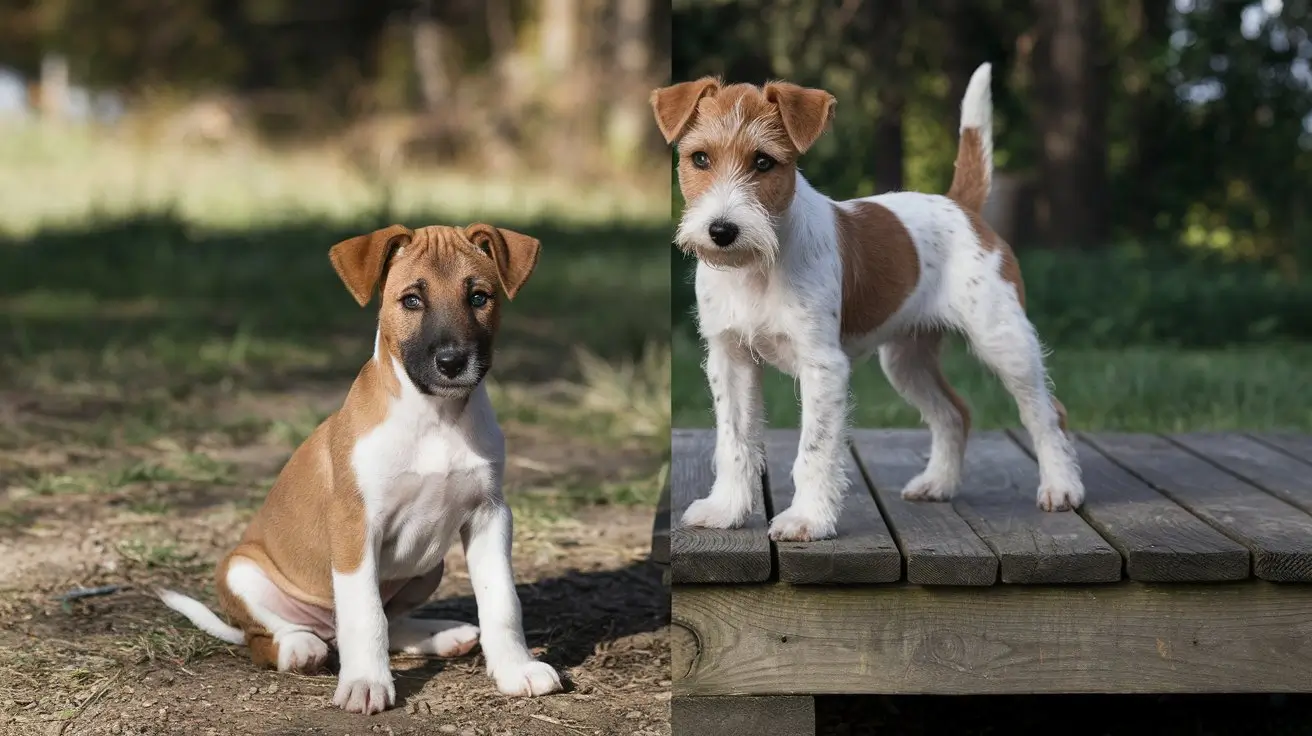 fox terrier pelo liso x pelo duro