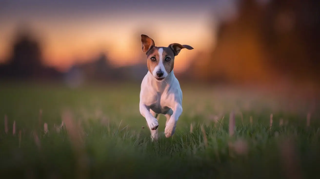 jack russell pelo curto