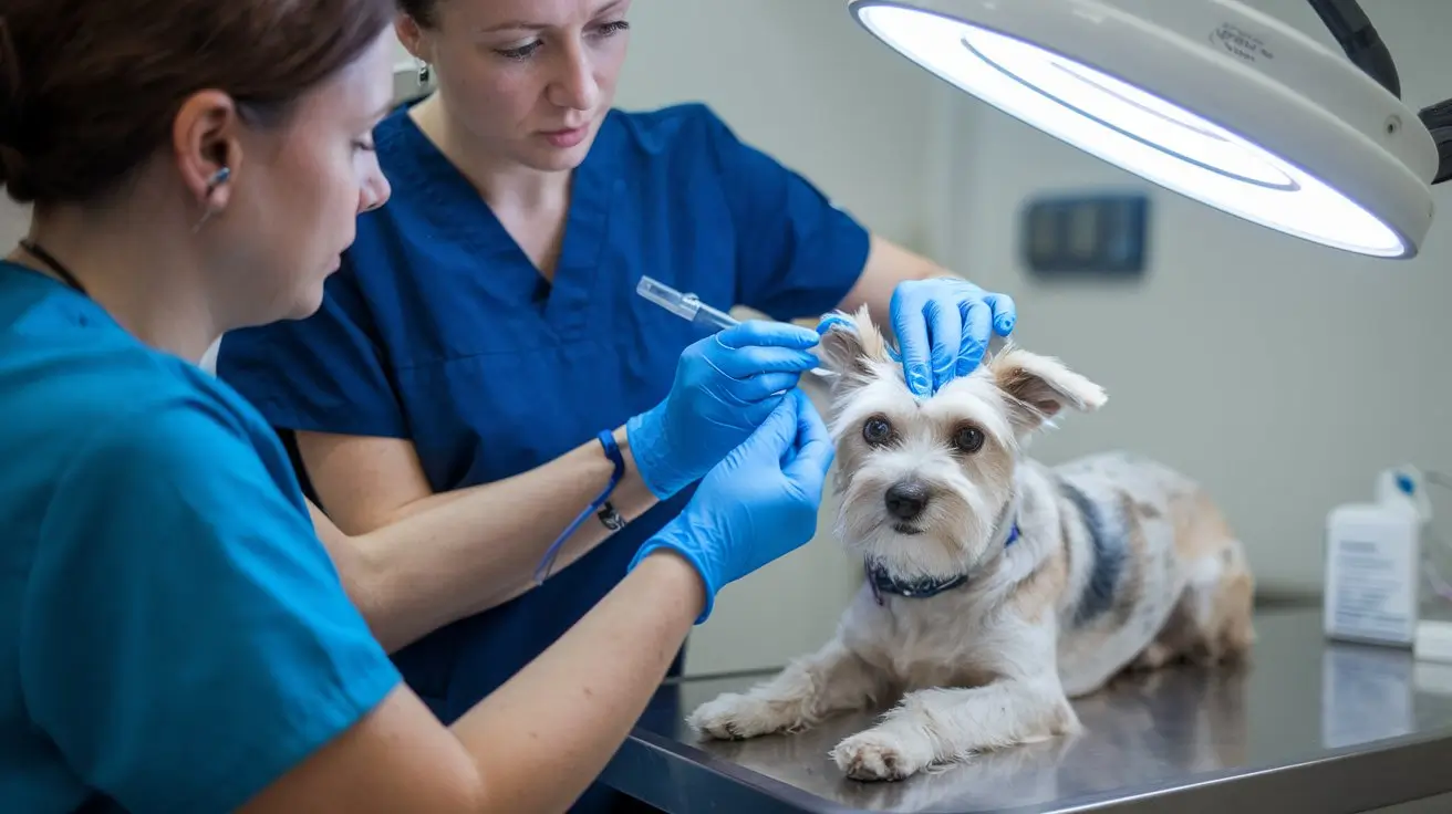 solucao para limpar orelha de cachorro