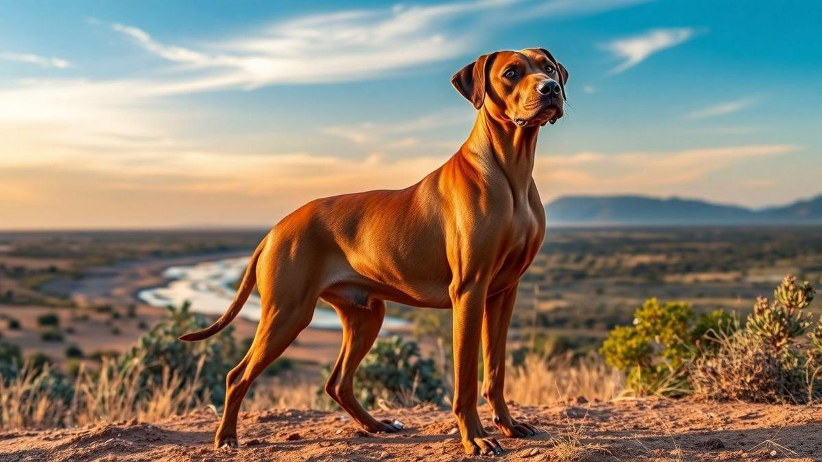 História Fascinante do Rhodesian Ridgeback