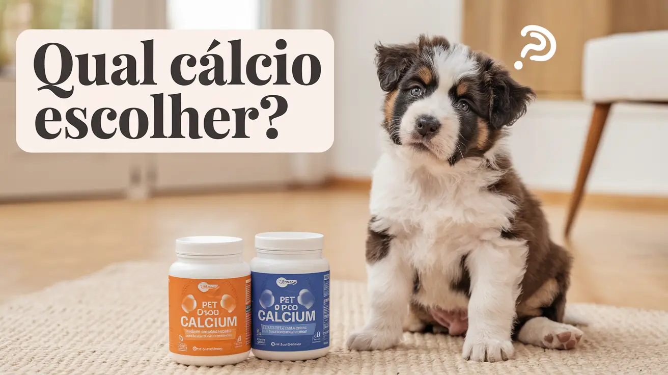 como escolher calcio para cachorro