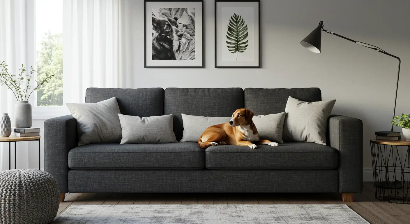 melhor cor de sofa para cachorro