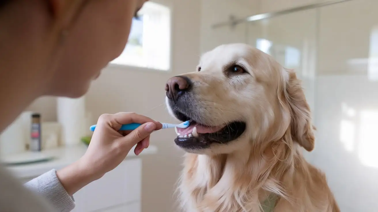 melhor escova de dente para cachorro