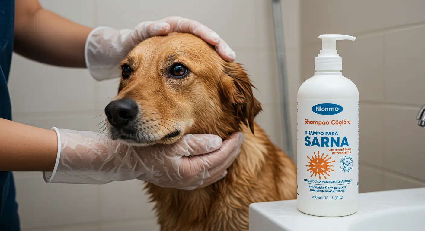melhor shampoo para sarna em cachorro