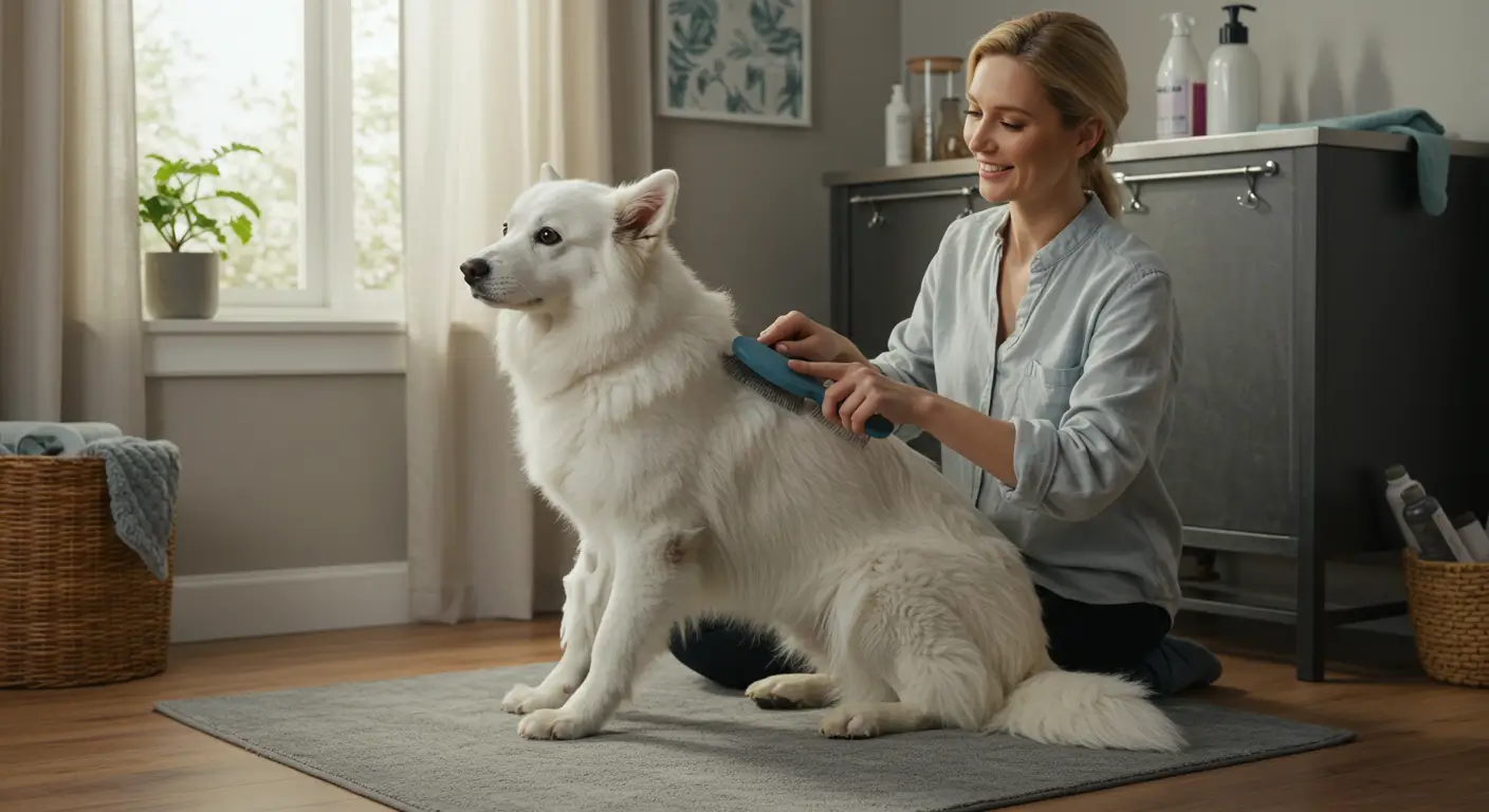 cuidados com cachorro de pelos claros