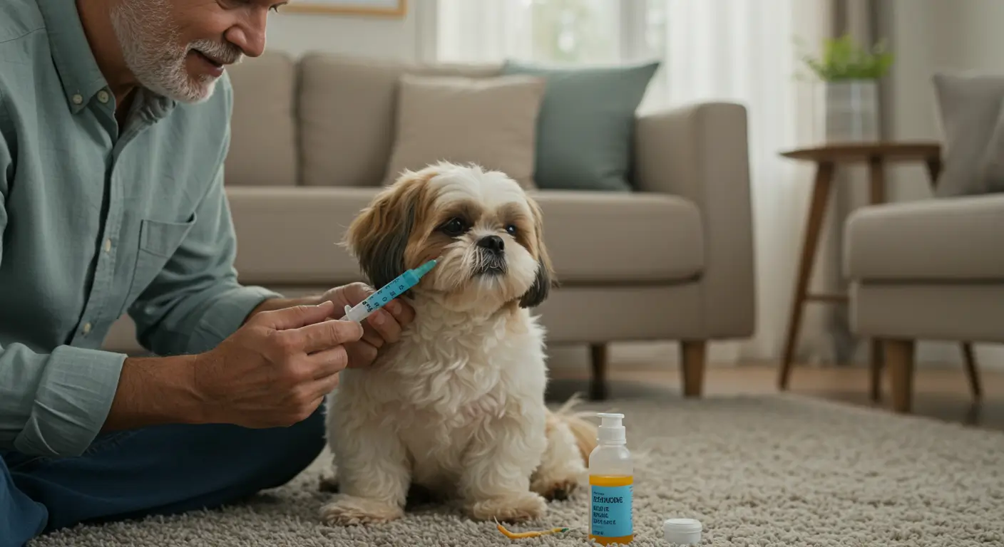 guia de medicamento contra verme em shi tzu