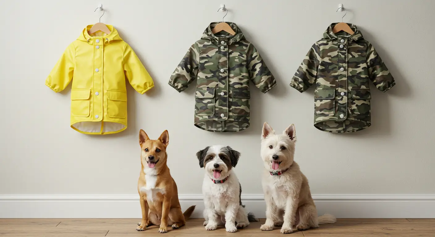material bom para capa de chuva para cachorro