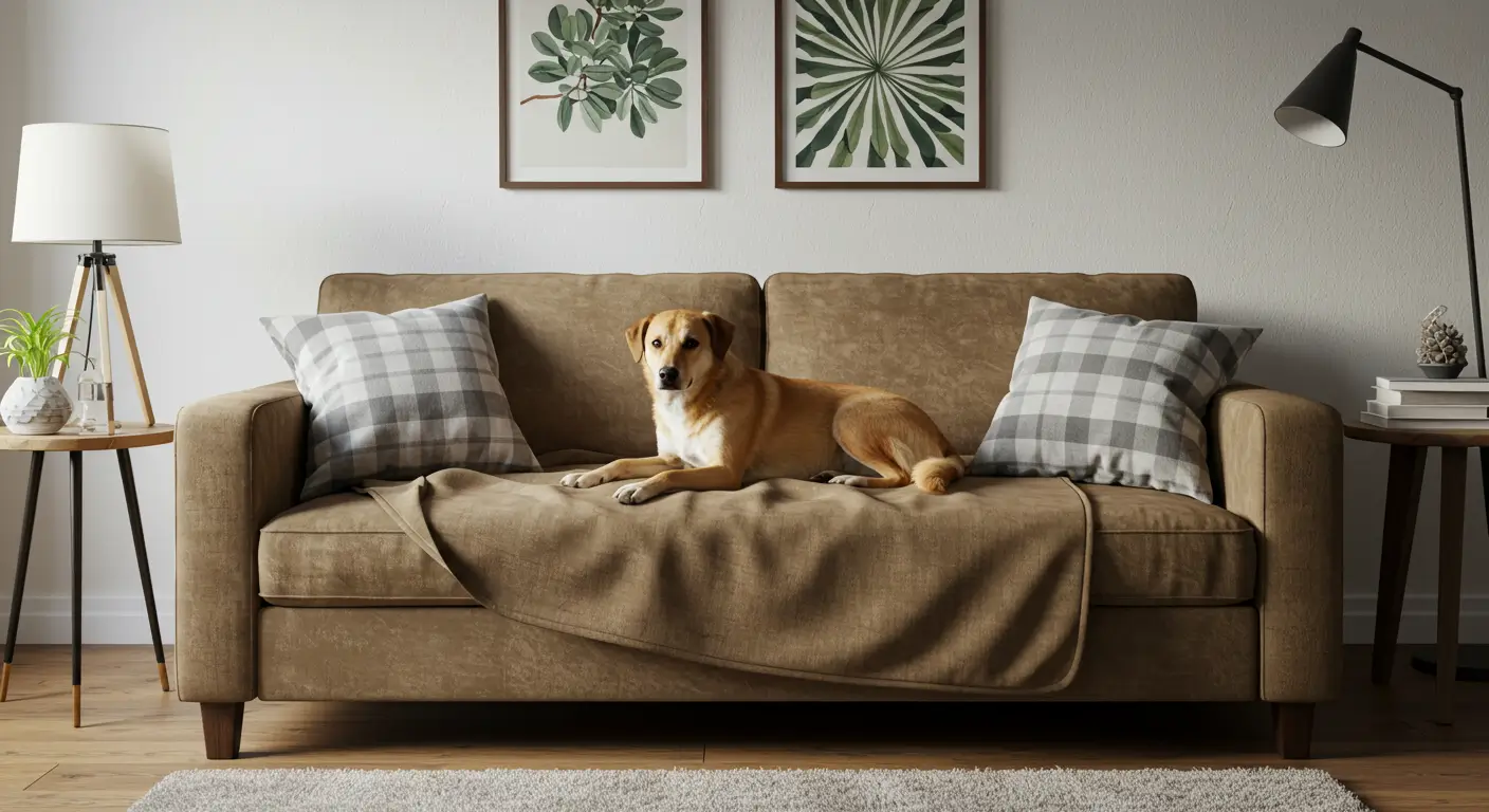 melhor tecido para sofa com cachorro em casa