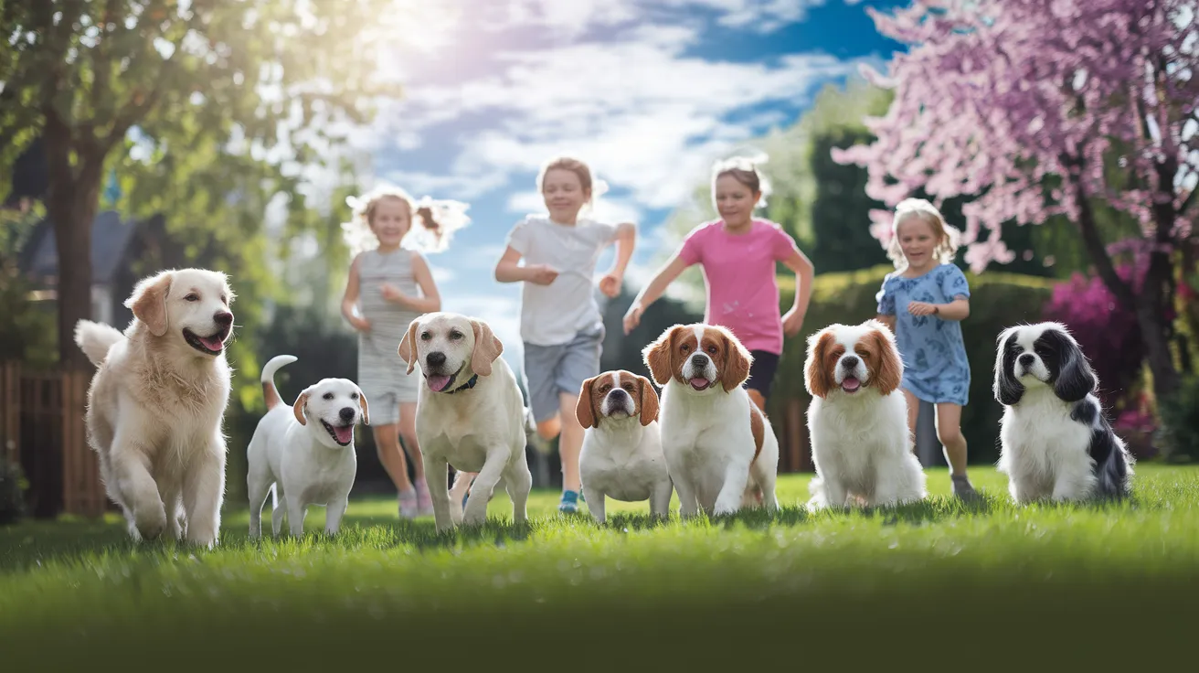 melhores racas de cachorro para criancas